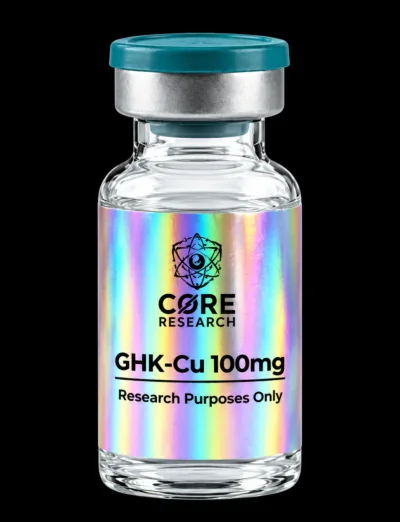 GHK-Cu 100mg vial, Core Research product image, research use only