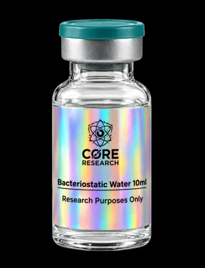 Bacteriostatic Water 10ml vial, Core Research product image, research use only