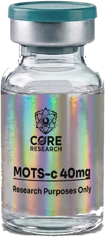 MOTS-c 40mg Pen vial with Core Research label, research use only